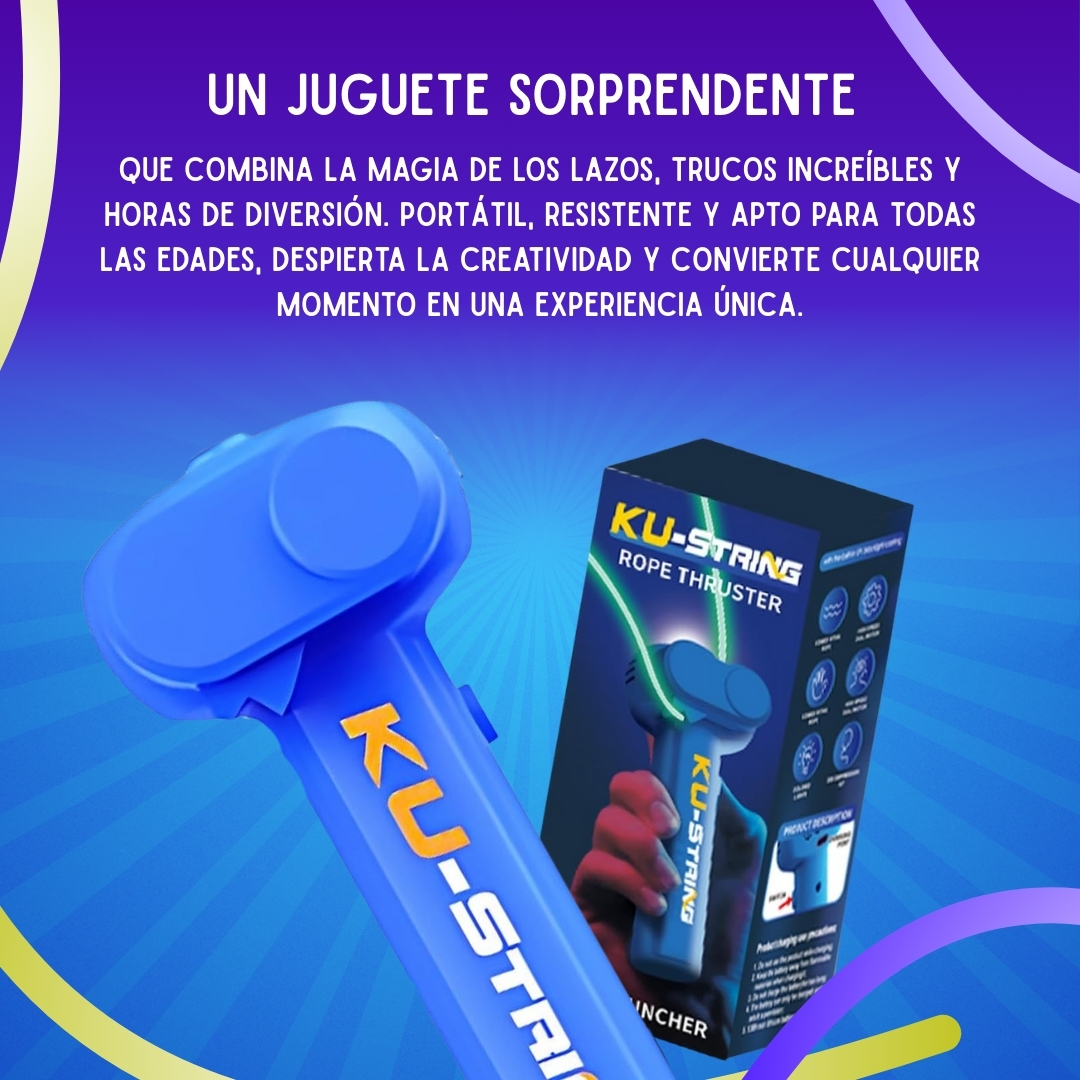 JUGUETE LANZA CUERDA VOLADOR INTERACTIVO